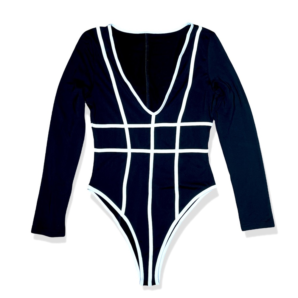 One Piece SUPER SOFT Black Bodysuit